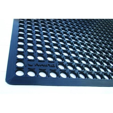 RANCO Ranco KCT-315B K-Series 3 x 15 ft. Comfort Tract Rubber Drain thru mats; Black KCT-315B